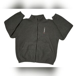 EC Port Authority 'New Amsterdam' Full-Zip Fleece Jacket in Charcoal Gray
